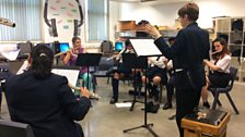 Frederick Bremer School students practise for their performance