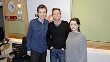 Actors Maisie Williams and Bill Milner