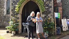 Sophie finds out more about the flower festival at the church in Tasburgh