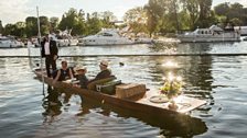 Henley Festival: Arriving by boat