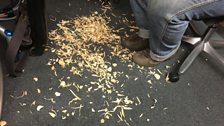 .... although it did make a bit of mess on the studio floor.