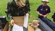 In Heacham, local charity Nelson's Journey were preparing a "Purple Picnic" event