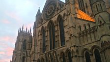 A Rose Window sunset