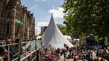 Festival Square from Glass House roof