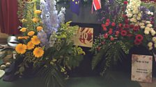 The third clue was with one of the displays at a flower festival in the church at Felbrigg