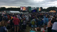 Splendour: The rain came down but the fun continued