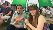 Splendour: The rain came down but the fun continued