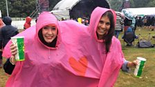 Splendour: The rain came down but the fun continued