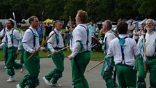 Green trousers