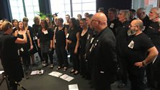 Commoners Choir in session on The Durbervilles Folk & Roots Show