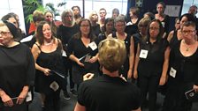 Commoners Choir in session on The Durbervilles Folk & Roots Show