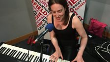 Alice Jones in session on The Durbervilles Folk & Roots Show