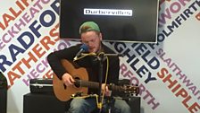 Greg Russell in session on The Durbervilles Folk & Roots Show