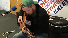 Greg Russell in session on The Durbervilles Folk & Roots Show