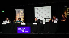 Susie McCabe, Dominic Holland, Rahul Kohli and Louise Welsh.jpg