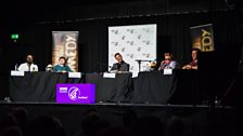 Susie McCabe, Dominic Holland, Rahul Kohli and Louise Welsh.jpg