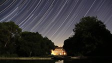 Star Trails from Chateau Roquelune in France