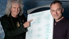 Dr Brian May and Charles