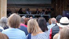 Audience and panel