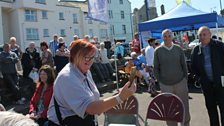 Dancing in the sun at Hugo's OB