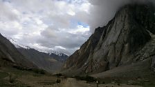 Road to Gayari where a landslide killed 140 in 2012