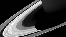 Saturn’s rings are divided like a rainbow