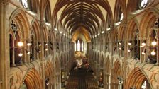 Inside Lichfield Cathedral