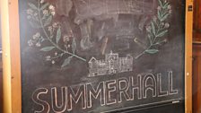 A blackboard sign outside Summerhall