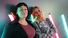 Novelist Jenni Fagan and presenter Nikki Bedi