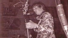 Jim Lea playing bass in the mid 1960s