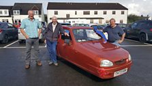 Willie Anderson and his car