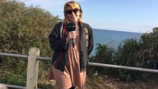 Sophie was on the coast to start this week's show