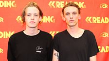 Counterfeit backstage at Reading Festival 2017.