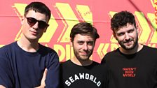 Boston Manor backstage at Reading Festival 2017.