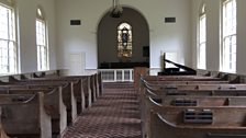 The interior of the chapel at Bethesda