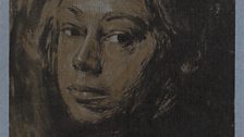 Self Portrait looking left (1901) by Käthe Kollwitz