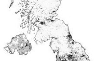 Population density in the UK