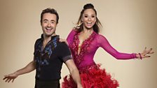 Joe McFadden and Katya Jones