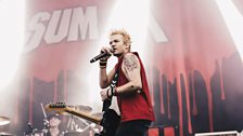 Sum 41 performing at Download Festival 2017