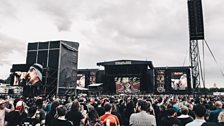 Prophets Of Rage performing at Download Festival 2017