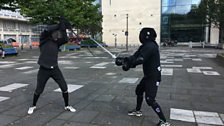 Belfast's version of Inigo Montoya vs The Man in Black