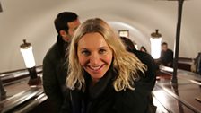 Nikki Bedi sets off down into the beautiful St Petersburg subway