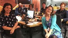 Presenters and Guests in the studio - 23rd September