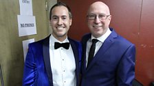 Tom Solomon with Ken Bruce