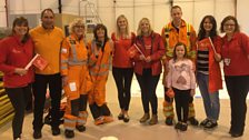 Julie and the air ambulance team