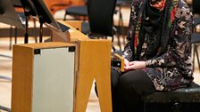 Cynthia Millar with her Ondes Martenot