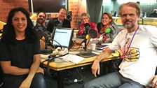 Presenters and Guests in the studio - 7th October 2017