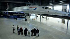 Concorde in hangar