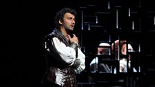 Jonas Kaufmann as Otello, Marco Vratogna as Iago and Maria Agresta as Desdemona