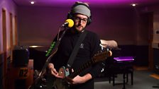 Frank Iero and the Patience in session at Maida Vale